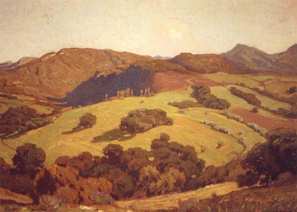 William Wendt Arcadian Hills oil painting image